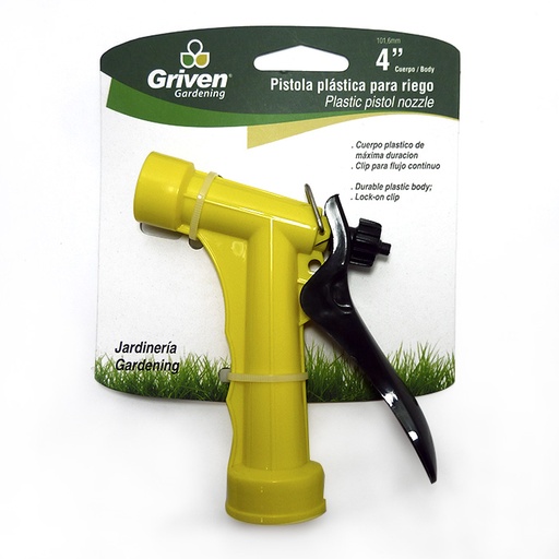 [6585] PISTOLA PLASTICA P/MANGUERA 4" GRIVEN