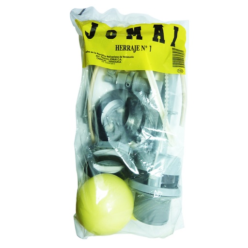 [6814] HERRAJE PARA W.C NR 1 TANQUE BAJO JOMAI