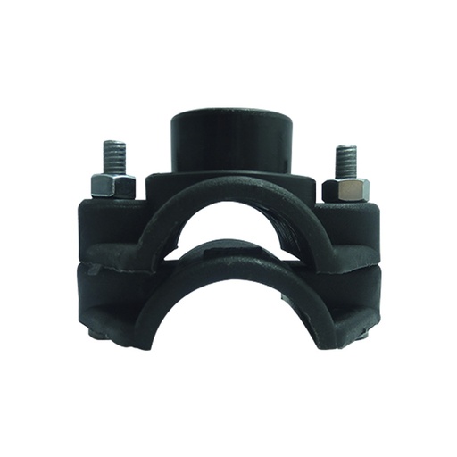 [6836] ABRAZADERA SENC 50MM 1 1/2" SALIDA 1/2" PARA RIEGO