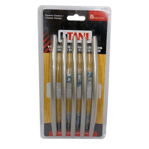 [7579] JUEGO DE TIRADORES 5PZAS 160MM LITANI
