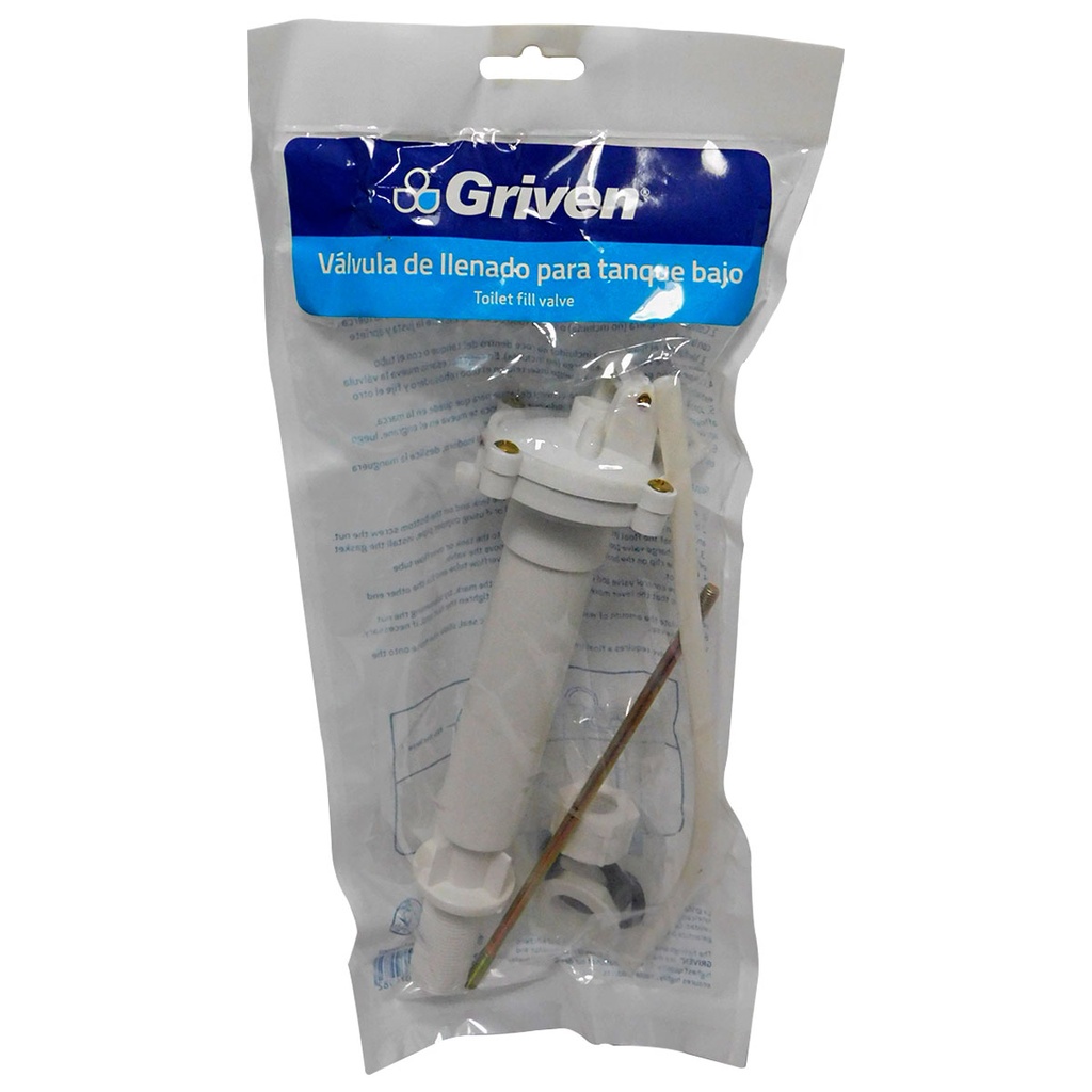 VALVULA PARA TANQUE DE INODORO BAJO GRIVEN