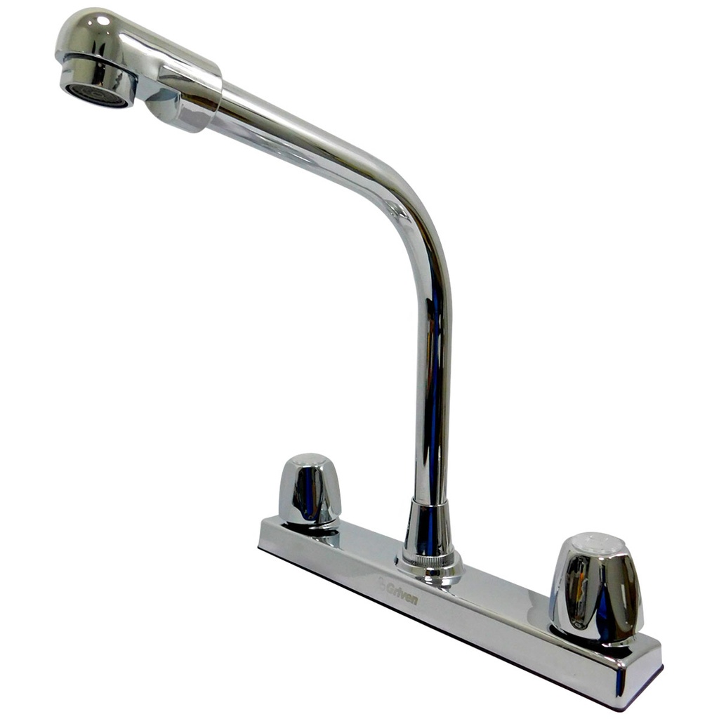 GRIFERIA PARA FREGADERO 8" DOBLE MANIJA GRIVEN