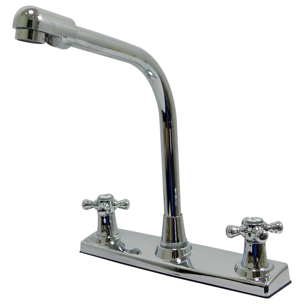 GRIFERIA PARA FREGADERO 7.9" MANIJAS DE CRUZ GRIVEN