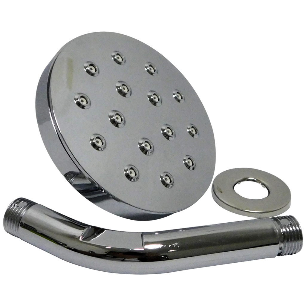 REGADERA PARA BANO 4" ABS CROMADO GRIVEN