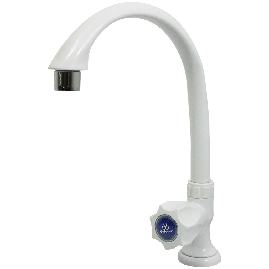 GRIFERIA PARA FREGADERO INDIVIDUAL ABS GRIVEN WHITE