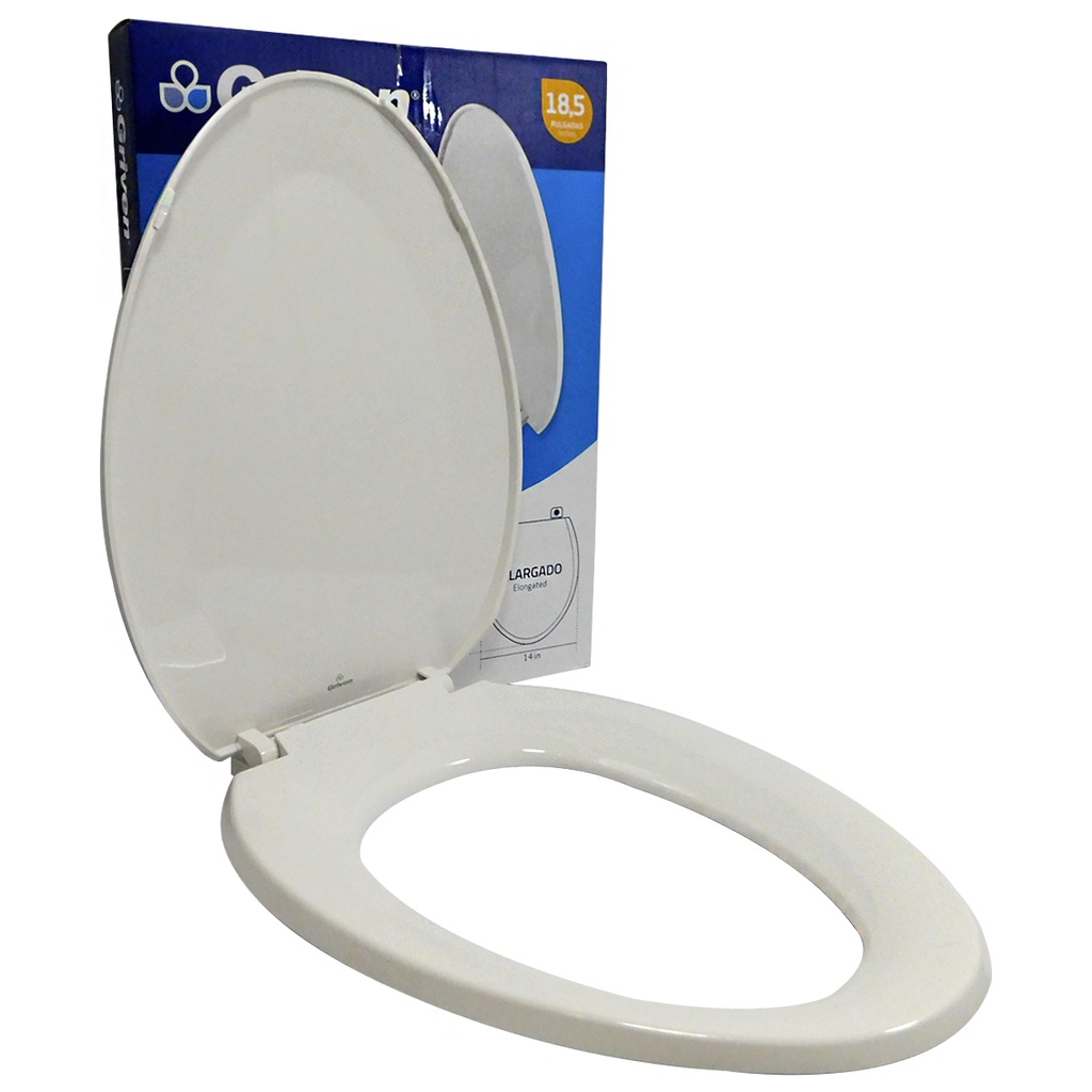 ASIENTO PARA INDORO 18.5" BLANCO ALARGADO GRIVEN