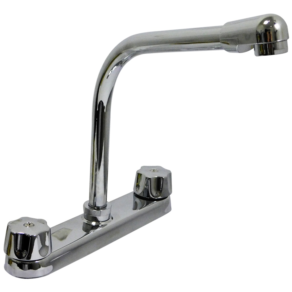 GRIFERIA PARA FREGADERO 8" CUELLO DE COBRA GRIVEN
