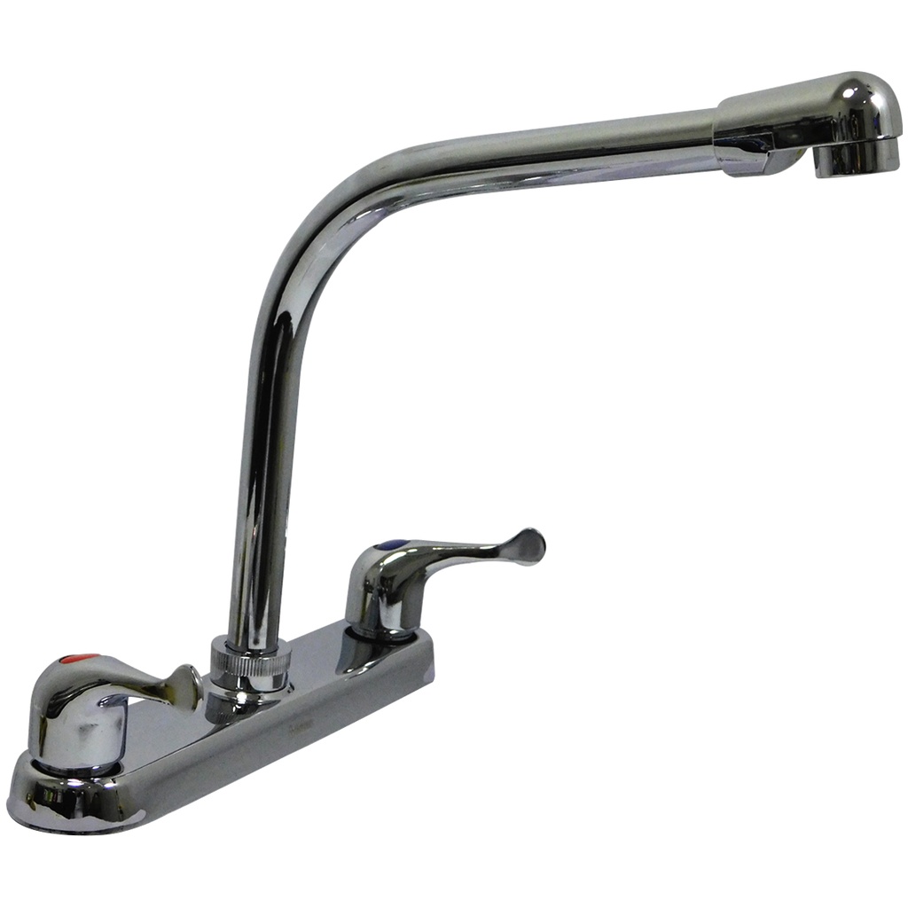 GRIFERIA PARA FREGADERO 8" CUELLO DE COBRA GRIVEN