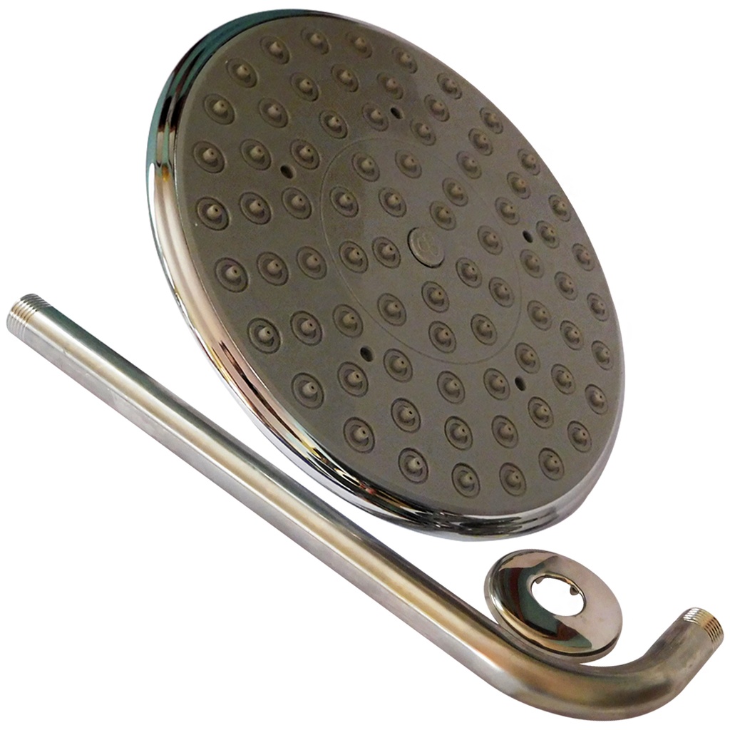 REGADERA PARA BANO 8" REDONDA GRIVEN
