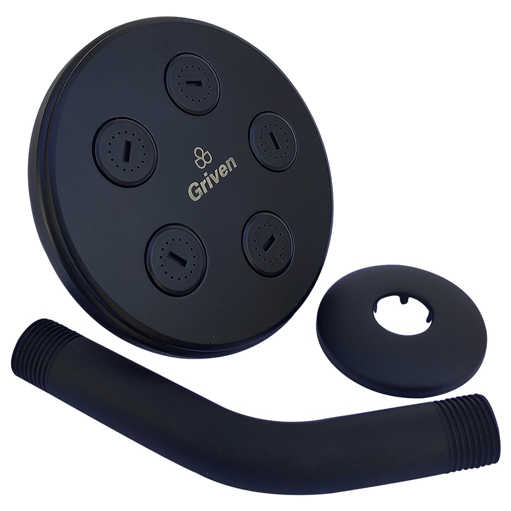 REGADERA PARA BANO 4" AJUSTABLE GRIVEN