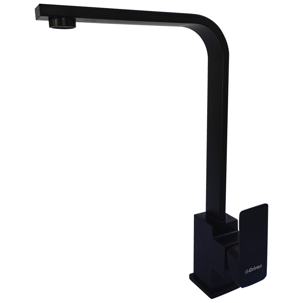 GRIFERIA PARA FREGADERO CUADRADA GRIVEN BLACK
