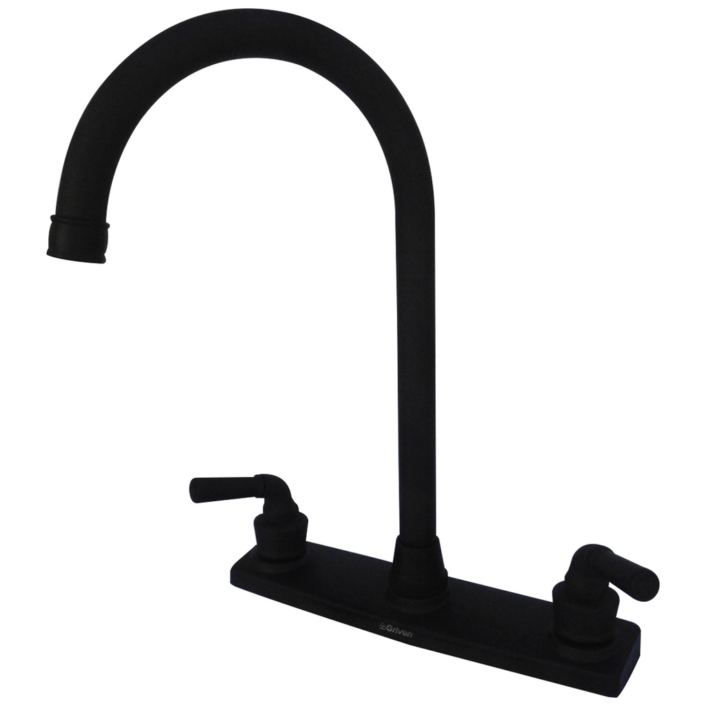 GRIFERIA PARA FREGADERO 8" CUELLO DE CISNE GRIVEN BLACK
