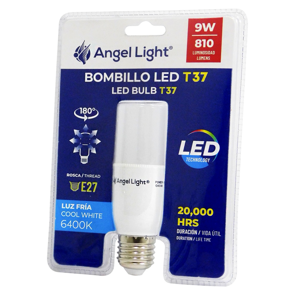 BOMBILLO LED 9W T37 ANGEL LIGHT