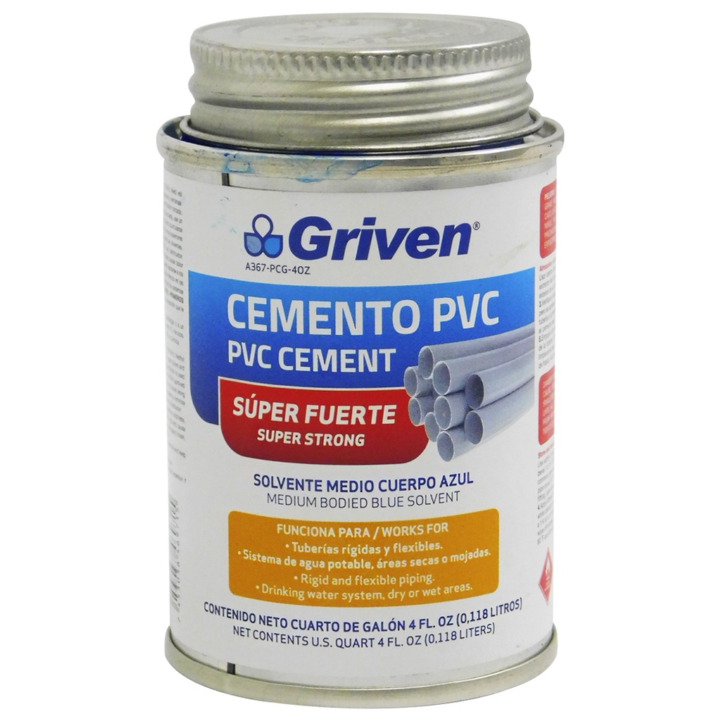 SOLDADURA PVC CONDICIONES HUMEDAS 4ONZ GRIVEN