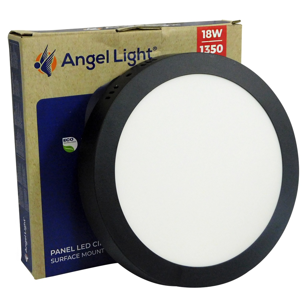 LAMPARA LED SUPERFICIAL REDONDA 18W 8.5" LUZ BLANCA ANGEL LIGHT