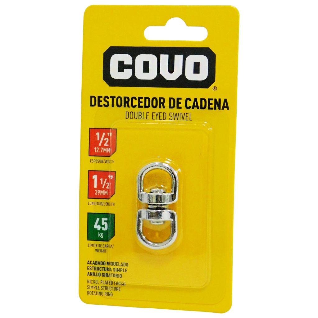 DESTORCEDOR DE CADENA 1 1/2" COVO