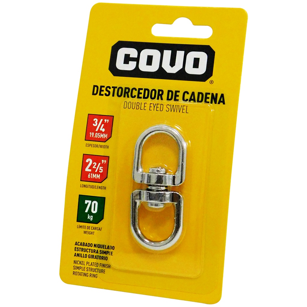 DESTORCEDOR DE CADENA 2 2/5" COVO