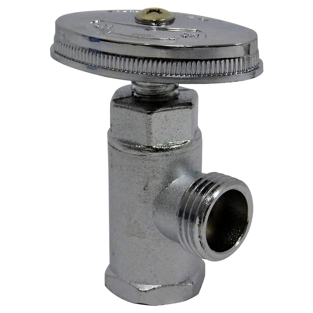 LLAVE DE ARRESTO 1/2" X 1/2" CROMADA GRIVEN