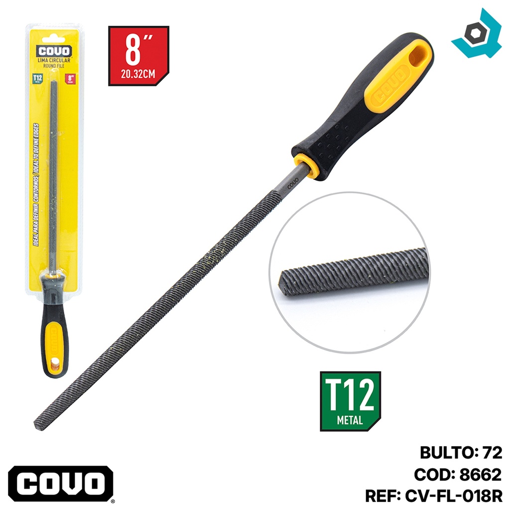 LIMA CIRCULAR 8" COVO