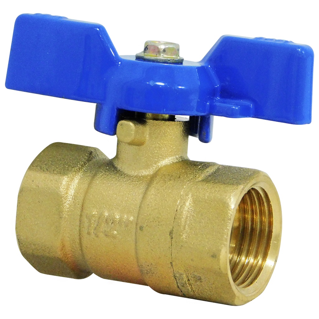 VALVULA 1/2" DE BRONCE ROSCADA GRIVEN