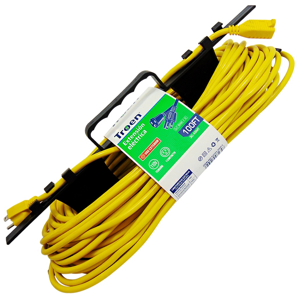 EXTENSION ELECTRICA 100FT 1 TOMA TROEN