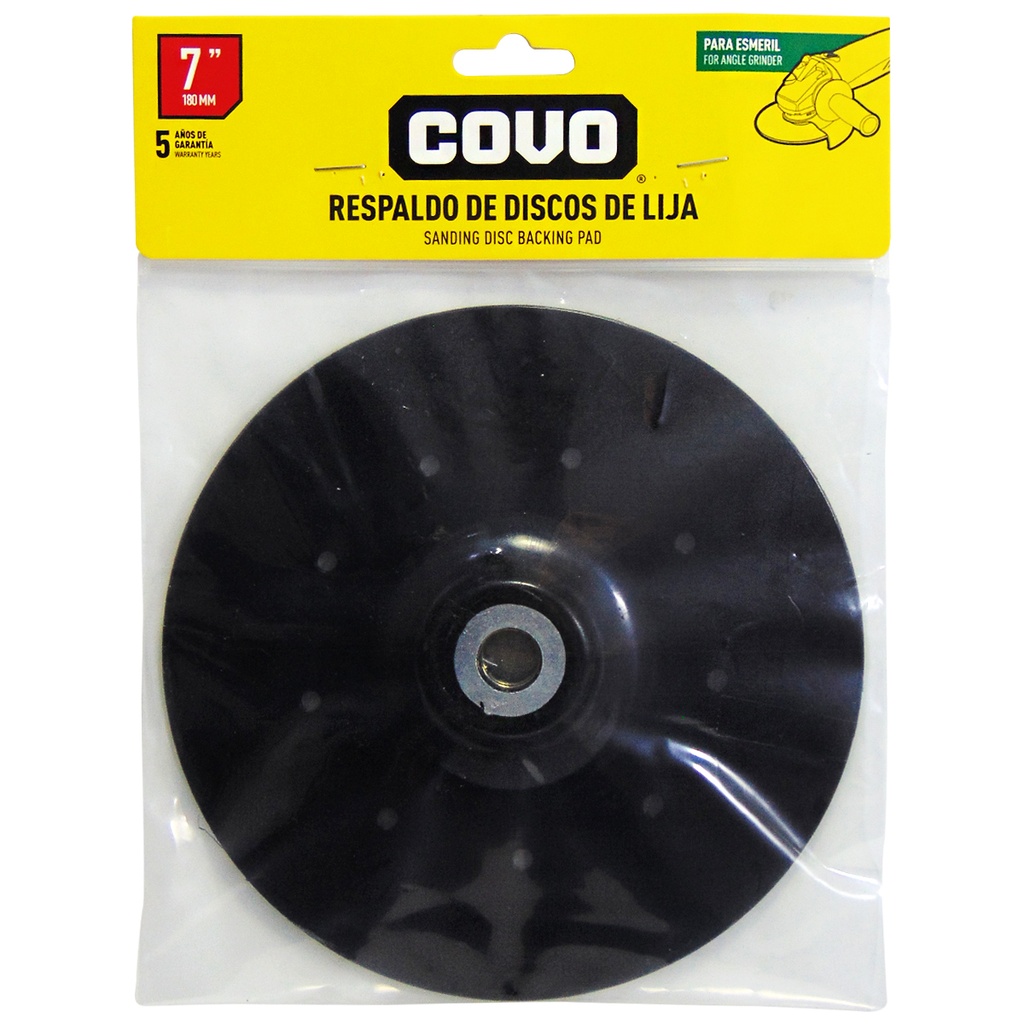 REPUESTO DE DISCO DE LIJA 7" PARA ESMERIL COVO
