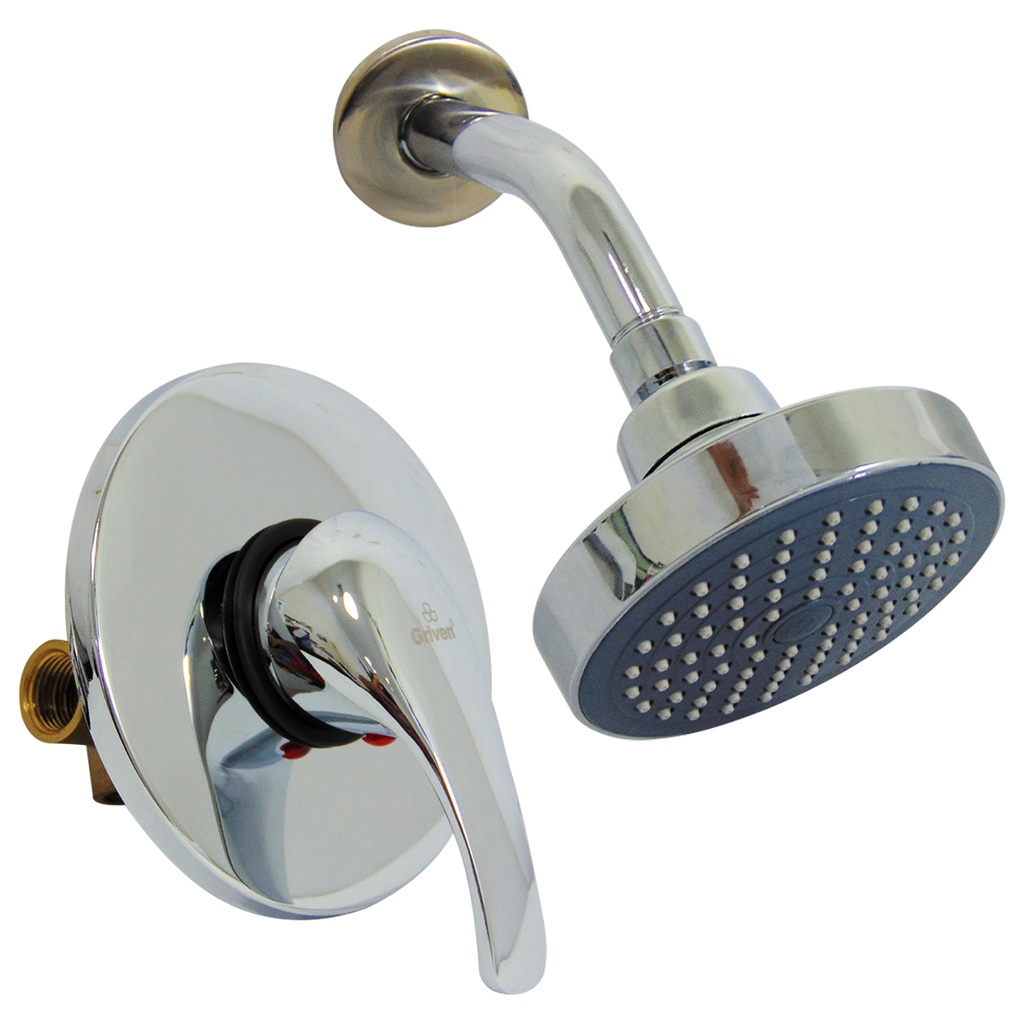 REGADERA PARA DUCHA CON LLAVE MONOMANDO GRIVEN