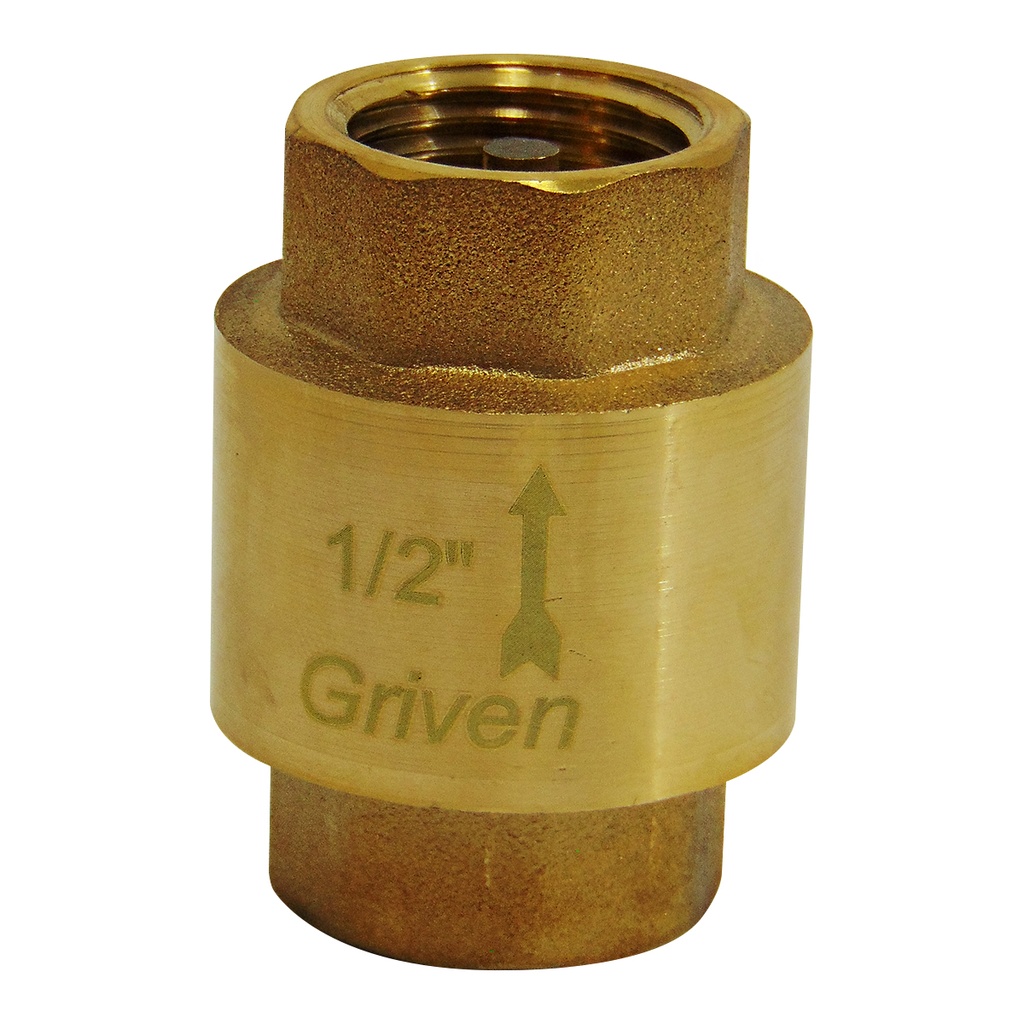 CHEQUE 1/2" DE BRONCE SIN CANAL GRIVEN