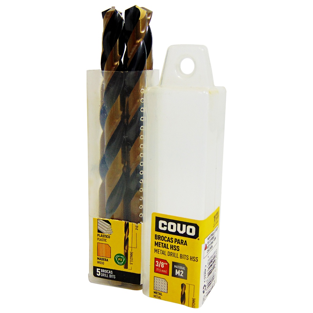 MECHAS PARA METAL 3/8" HSS COVO