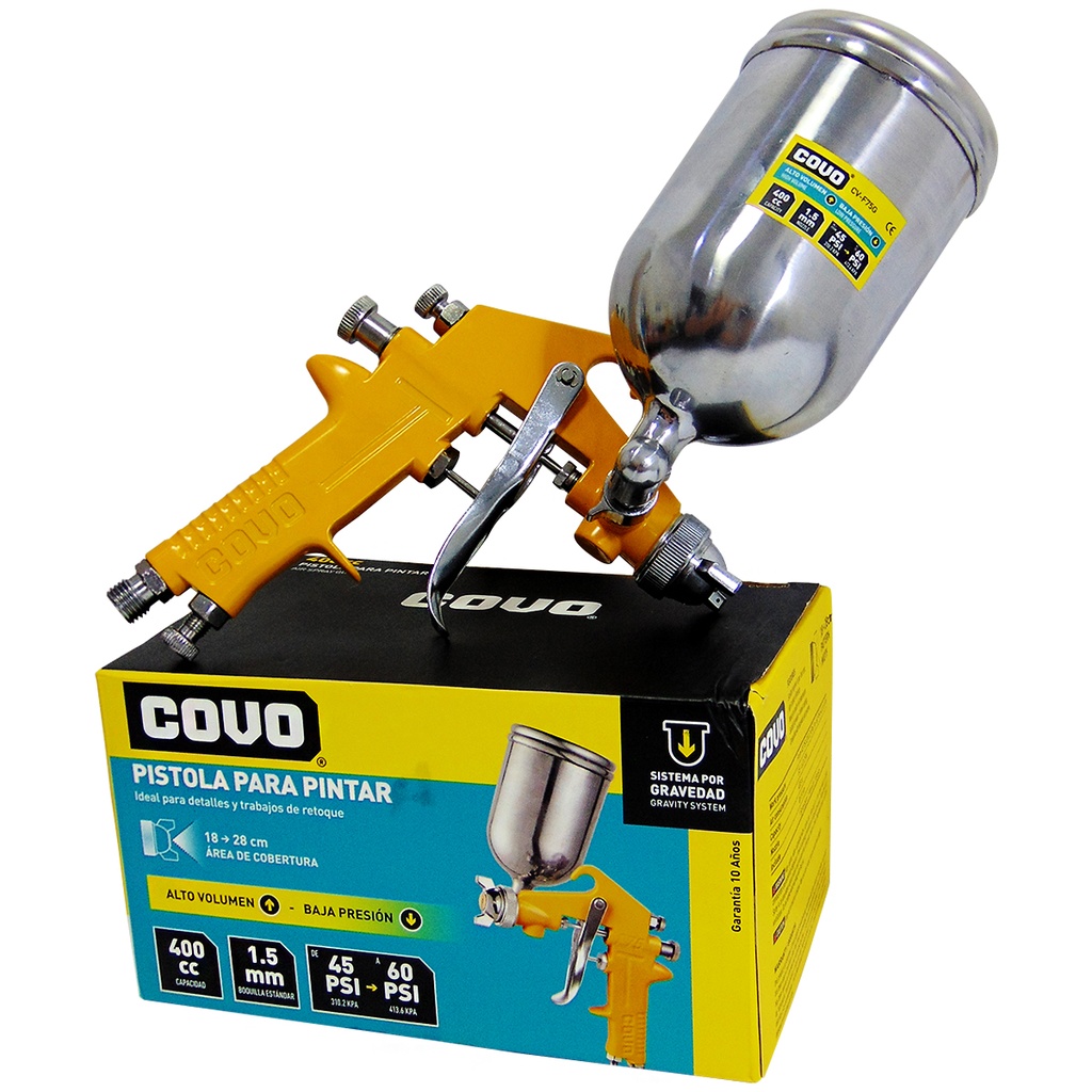 PISTOLA DE SPRAY PARA PINTAR 400CC COVO