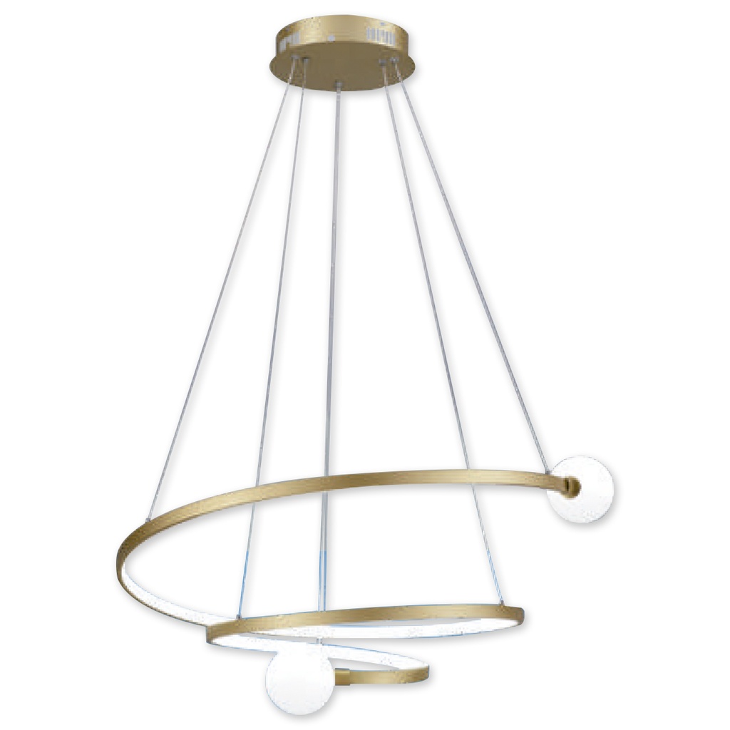 LAMPARA LED COLGANTE 66W ESPIRAL ANGEL LIGHT