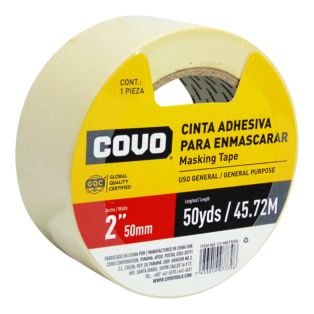 TIRRO CINTA ADHESIVA PARA ENMASCARAR 2" COVO