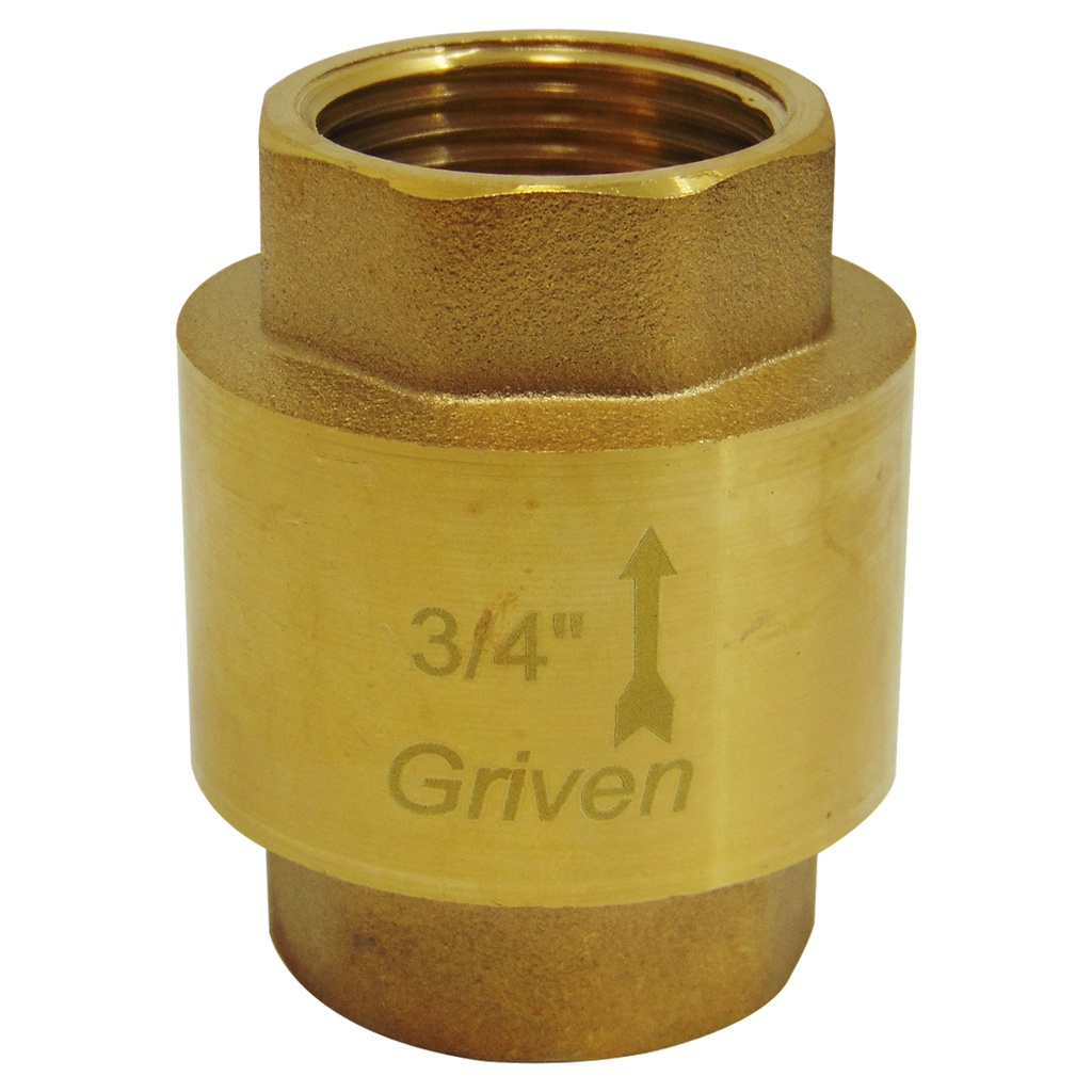 CHEQUE 3/4" DE BRONCE SIN CANAL GRIVEN