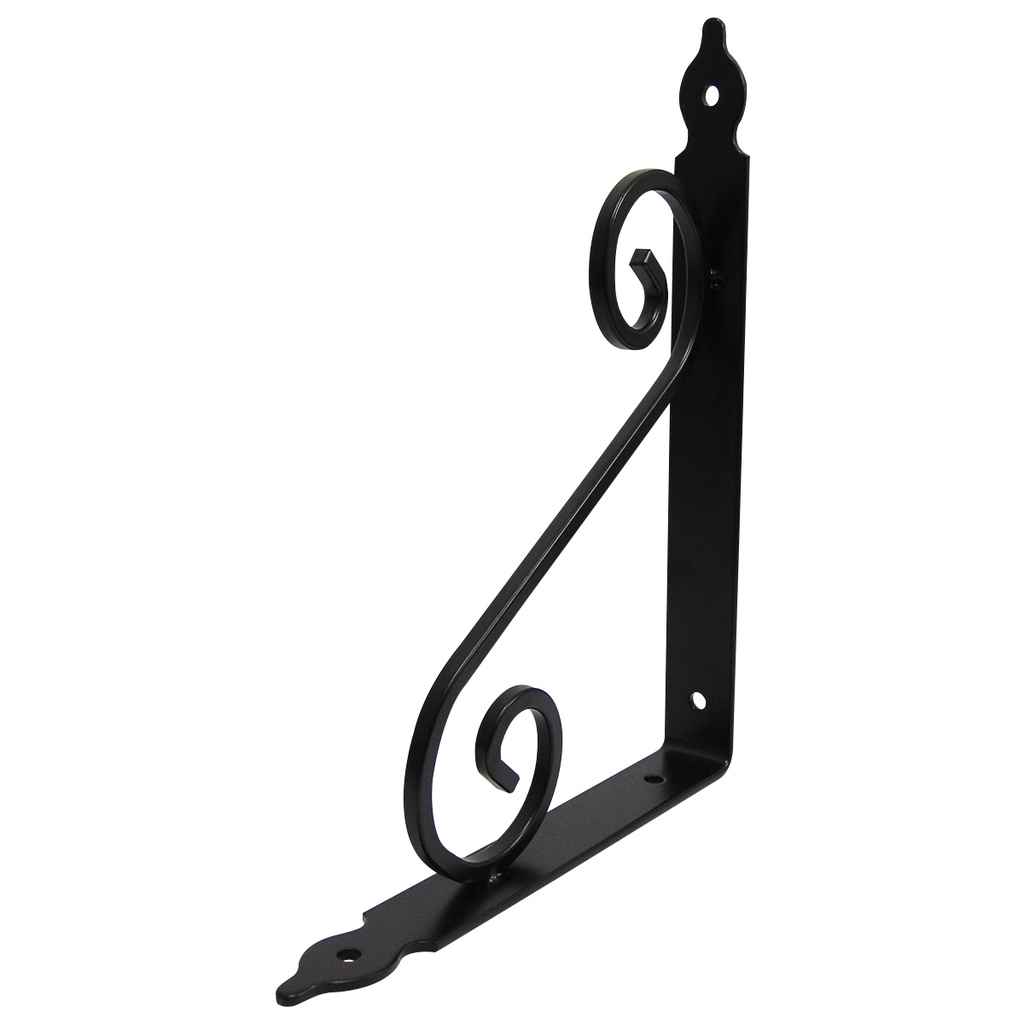 ANGULO DE SOPORTE 19 X 24 CM NEGRO MATE