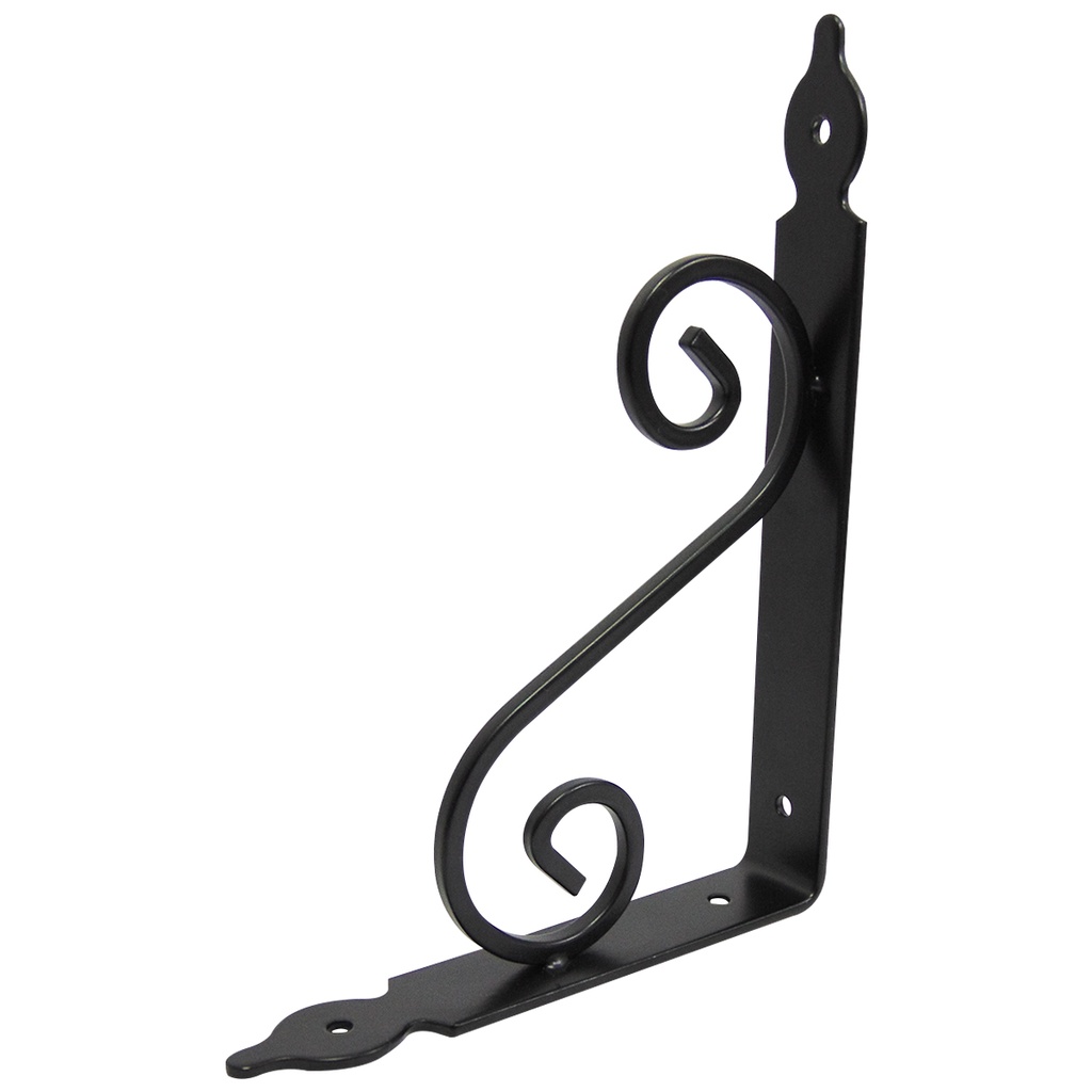ANGULO DE SOPORTE 19 X 14 NEGRO MATE
