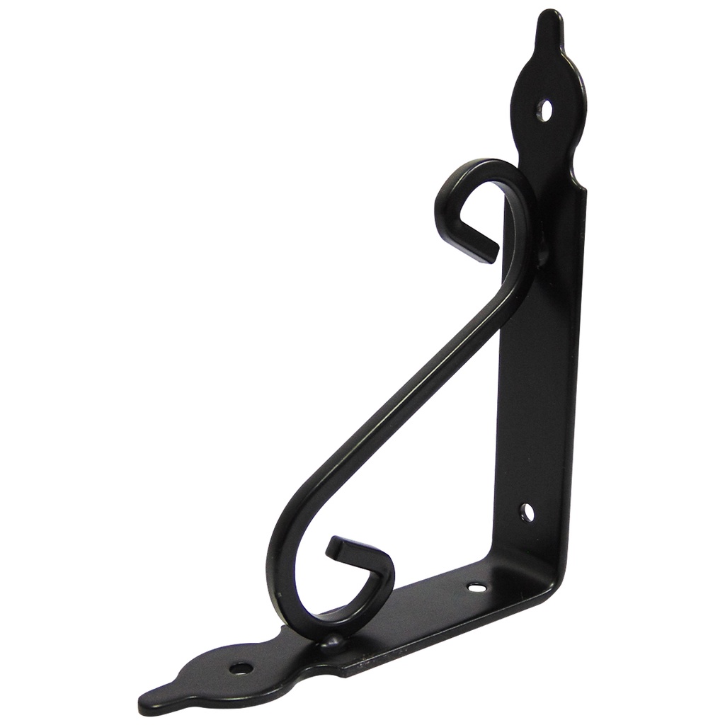 ANGULO DE SOPORTE 14.5 X 11 CM NEGRO MATE