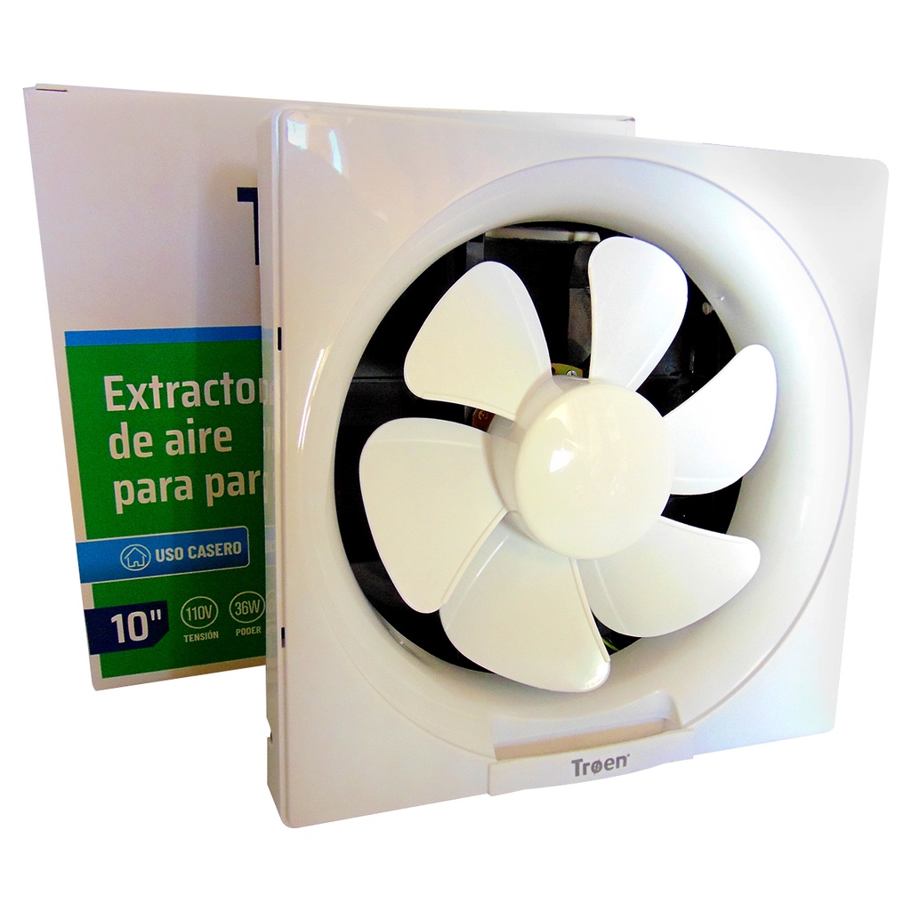EXTRACTOR DE AIRE 10" PARA PARED TROEN