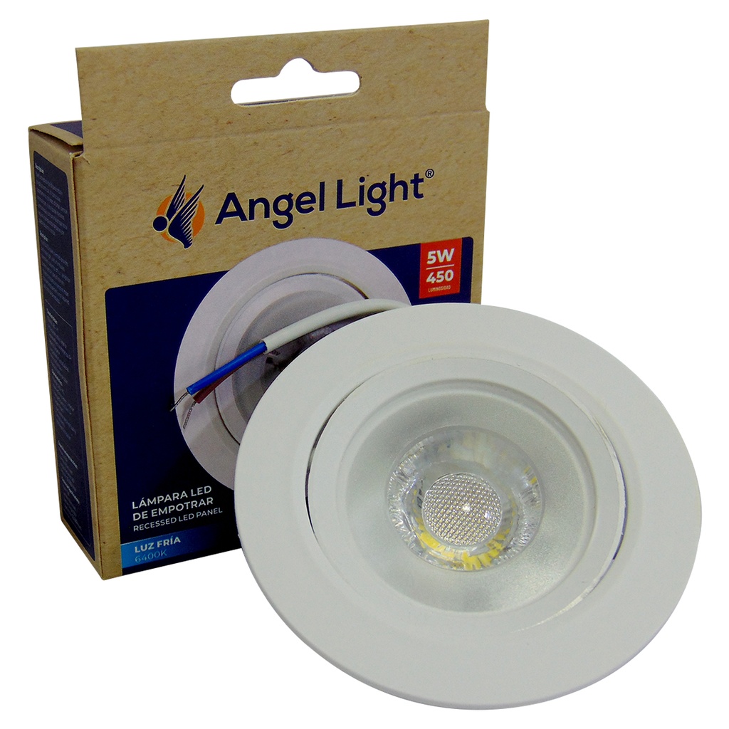 LAMPARA LED OJO DE BUEY 5W 3.5" REDONDA ANGEL LIGHT