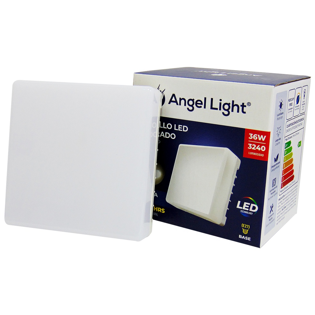 BOMBILLO LED 36W CUADRADO ROSCA E27 ANGEL LIGHT