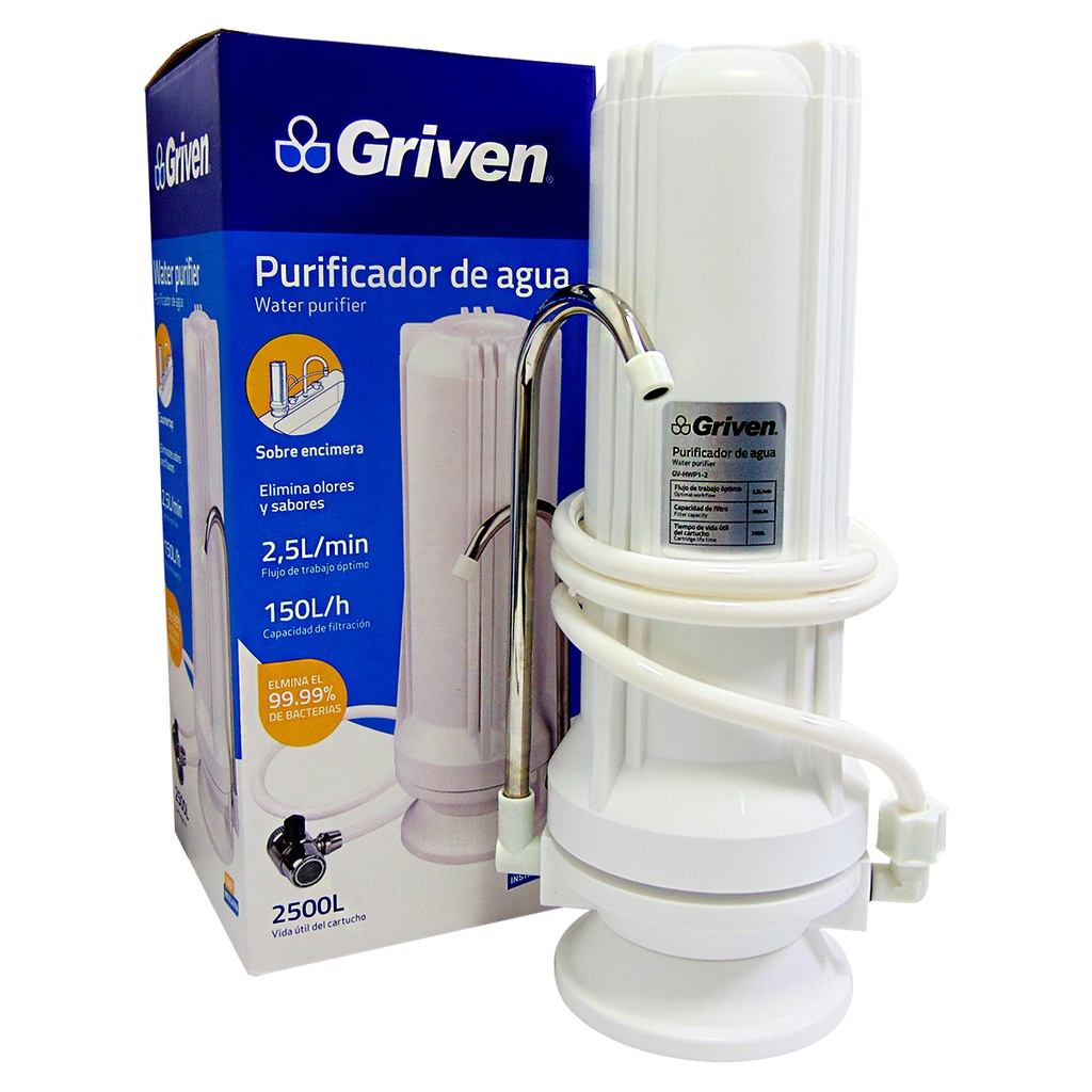 PURIFICADOR DE AGUA DE SOBRE ENCIMERA GRIVEN