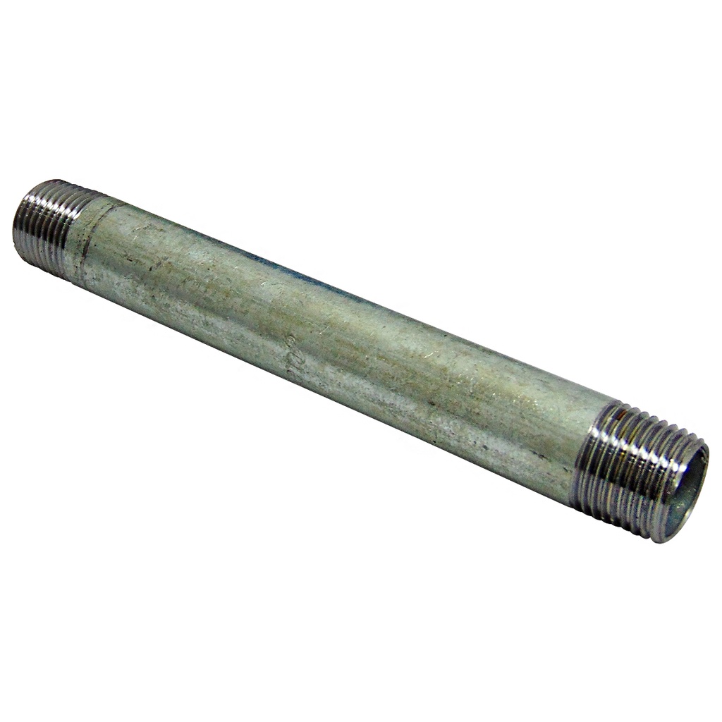 NIPLE 1/2" X 6" DE ACERO GALVANIZADO GRIVEN