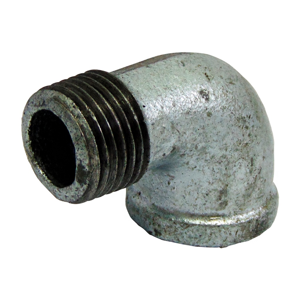 CODO 90GR 1/2" DE ACERO GALVANIZADO MR GRIVEN