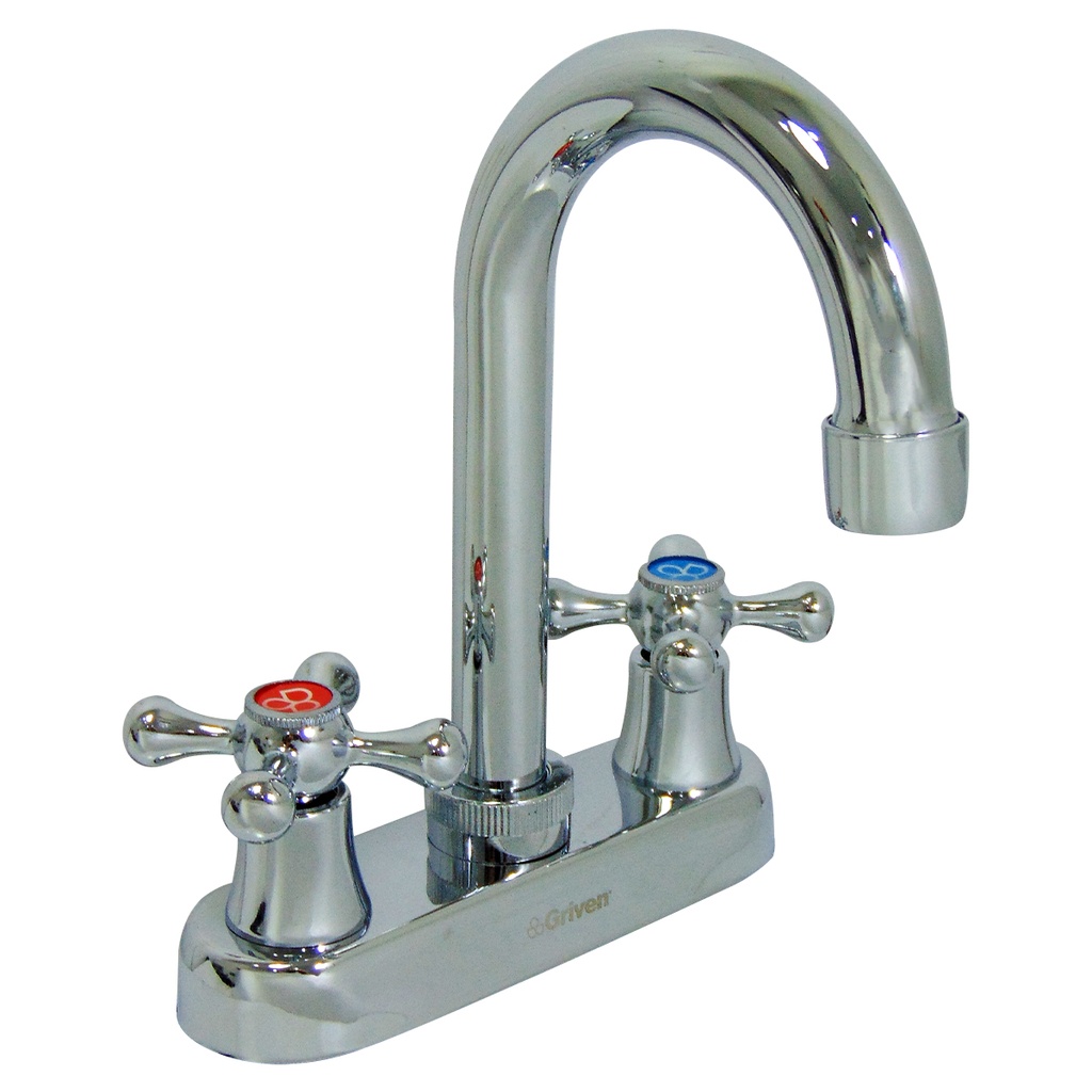 GRIFERIA PARA LAVAMANOS 4" CUELLO TIPO BAR GRIVEN