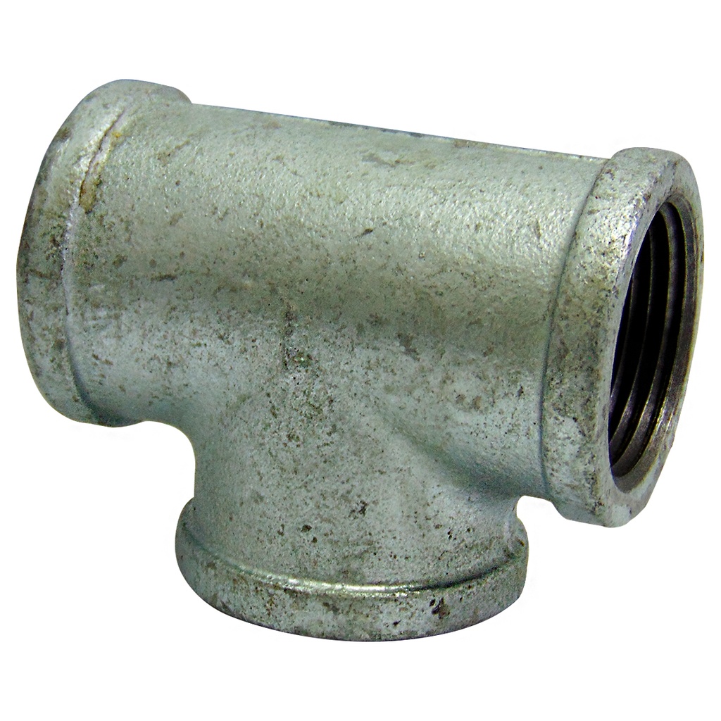 TEE 1" DE ACERO GALVANIZADO SENCILLA HR GRIVEN