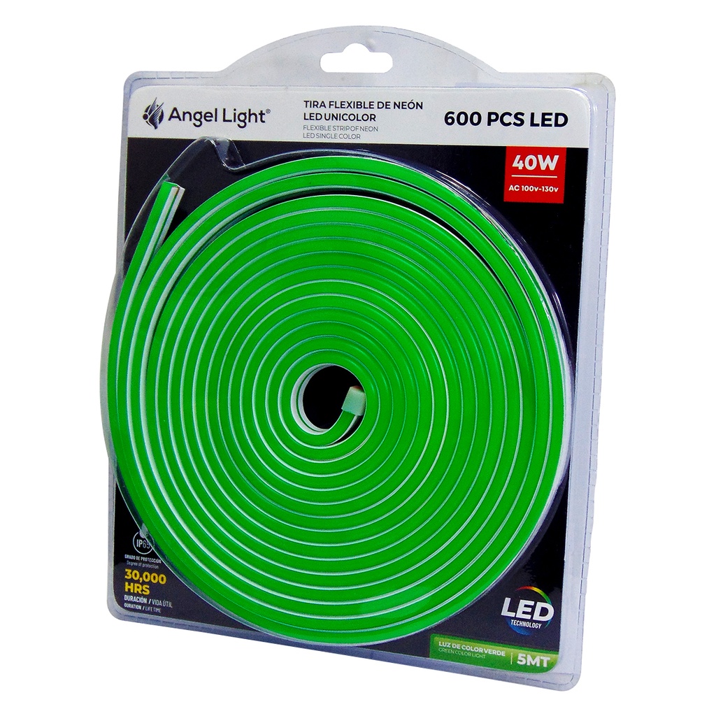 TIRA DE LUZ LED 5 METROS VERDE ANGEL LIGHT