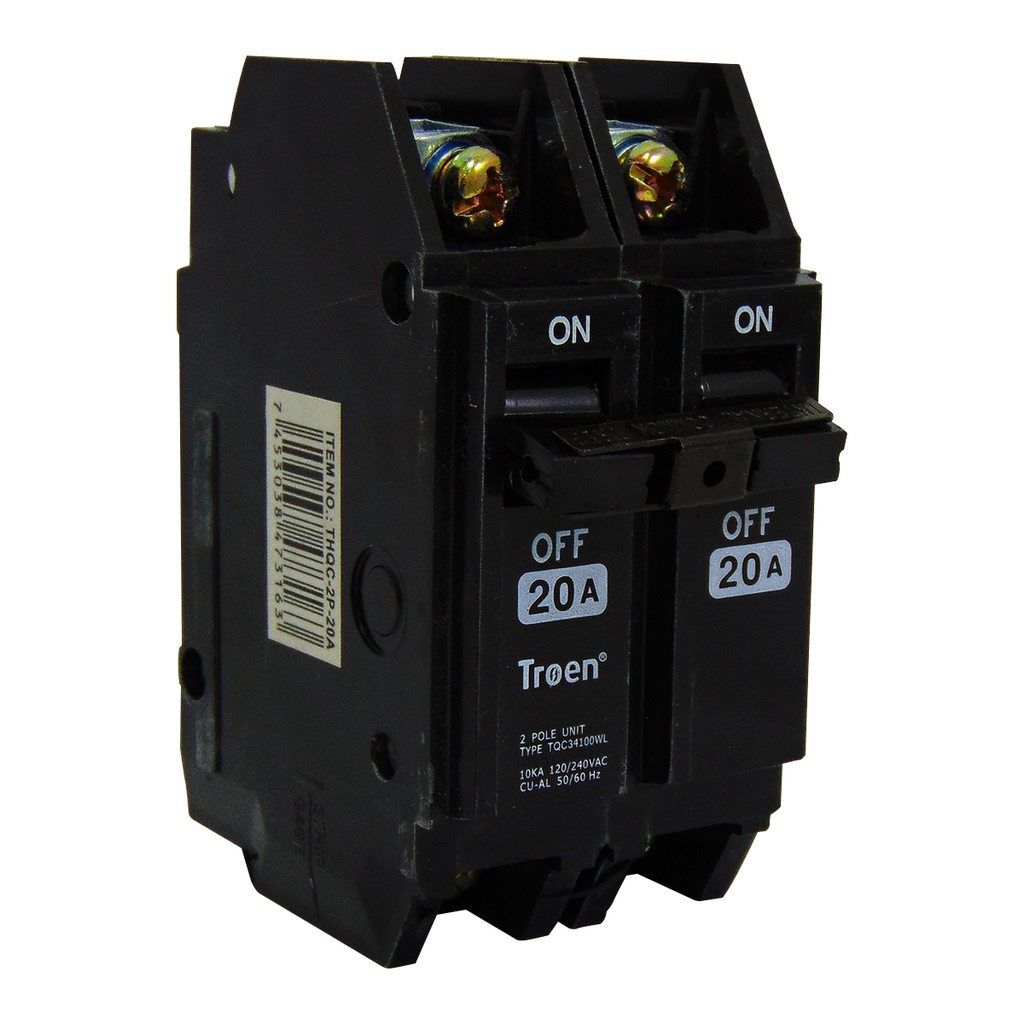 BREAKER SUPERFICIAL 2P X 20AMP TROEN