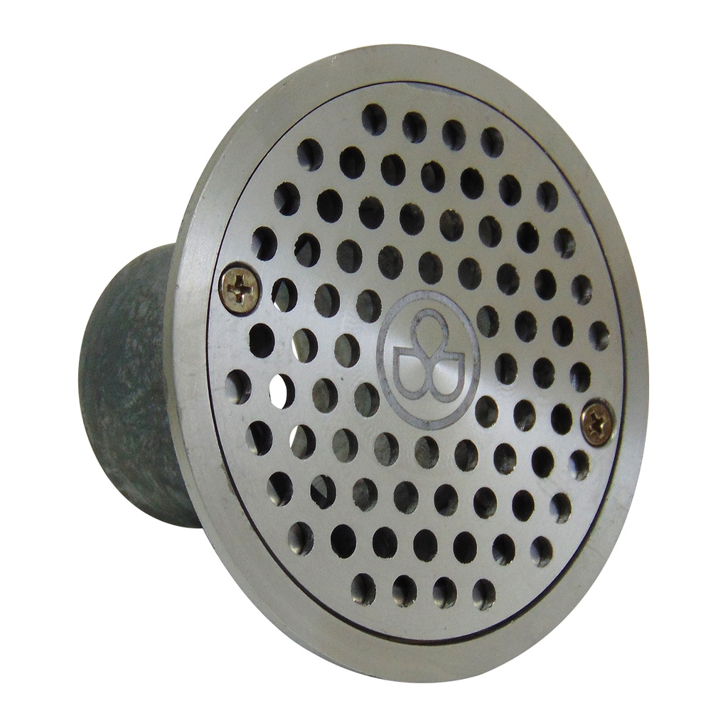 DESAGUE DE PISO 4" REDONDO ALUMINIO GRIVEN