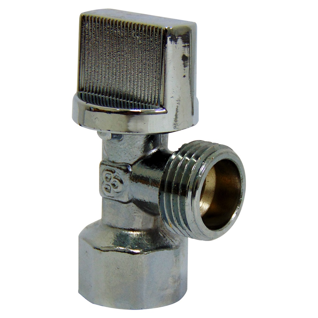 LLAVE DE ARRESTO 1/2" CROMADA GRIVEN