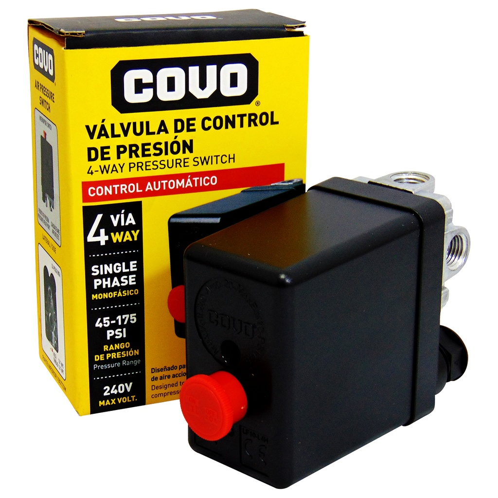 VALVULA DE CONTROL DE PRESION DE AIRE COVO