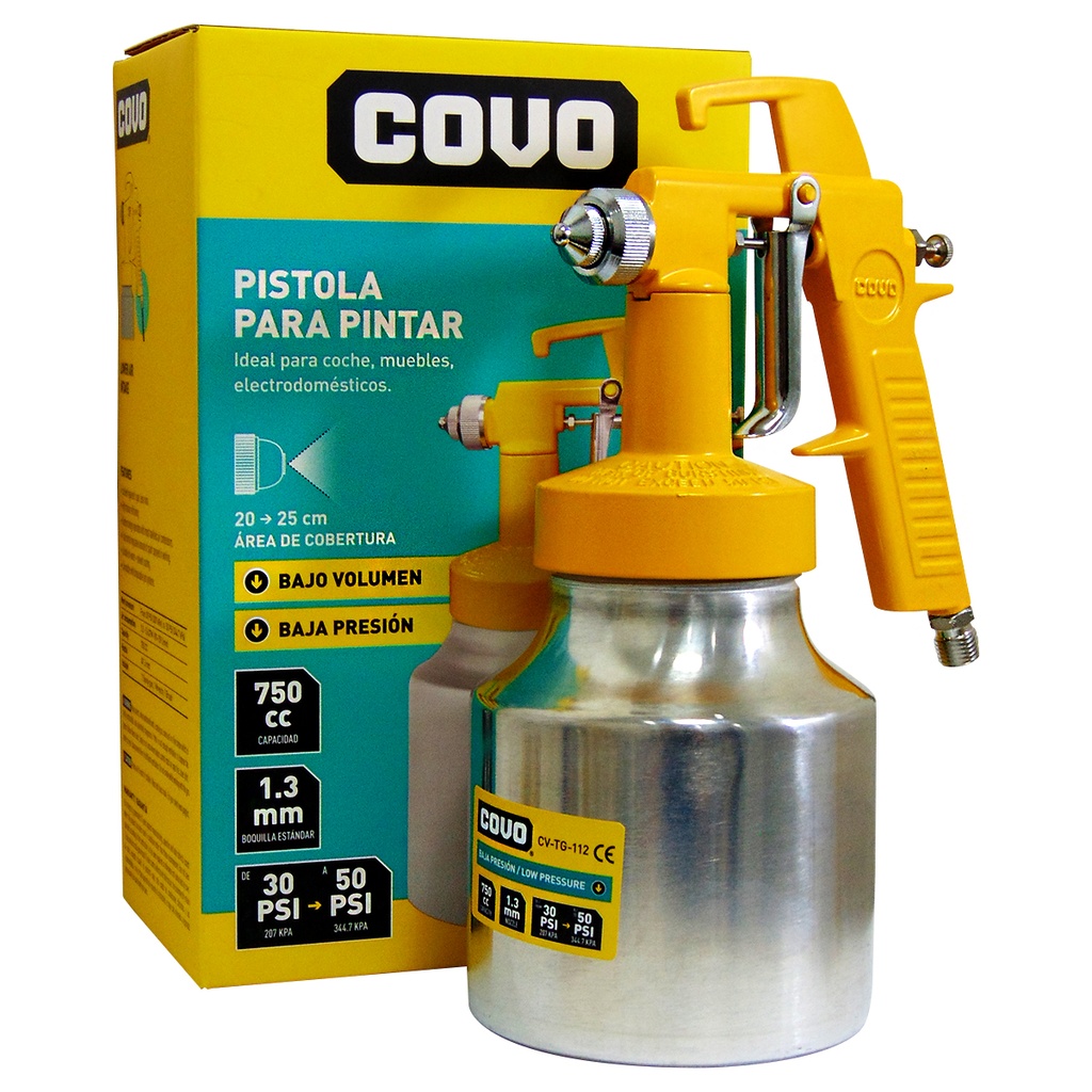 PISTOLA DE SPRAY PARA PINTAR 750CC COVO